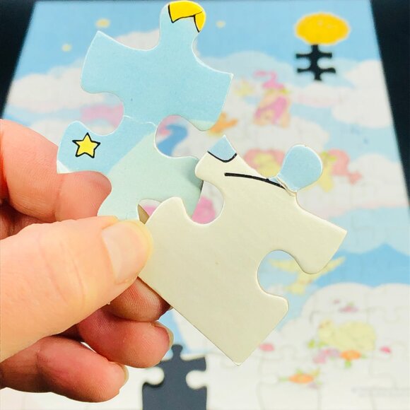 Vintage 80s My Little Pony Dancing Clouds Jigsaw Puzzle: 100 pcs - Complete - Picture 14 of 14